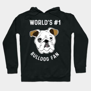 World's No 1 Bulldog Fan Bulldog Lover Gifts Hoodie